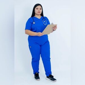EXTRA LARGE Size Top and Jogger Scrub Set
